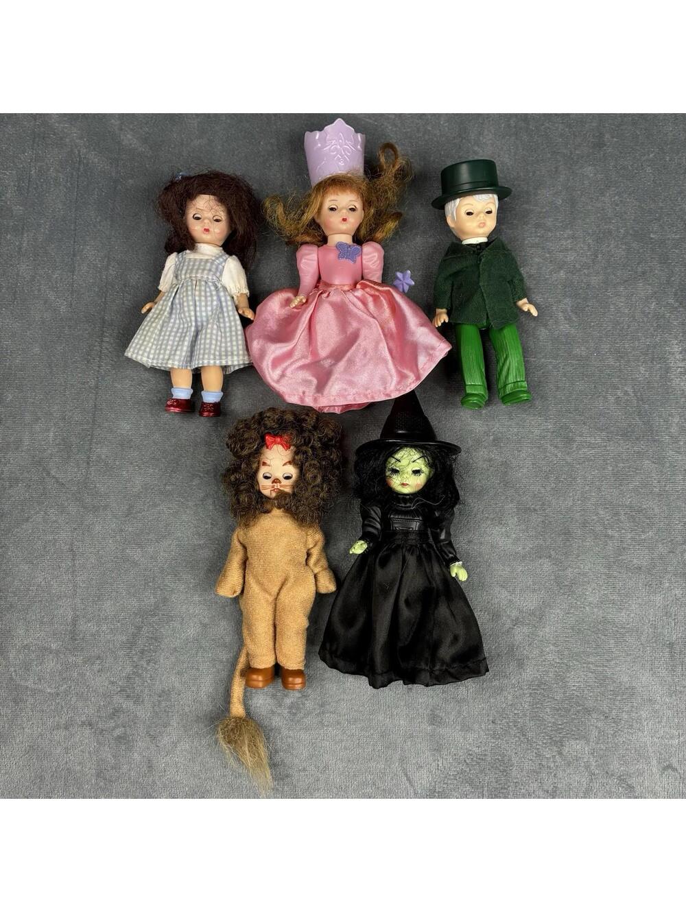 Madame Alexander Wizard of Oz McDonalds Doll Lot 5 Dorothy Witch Lion Glinda